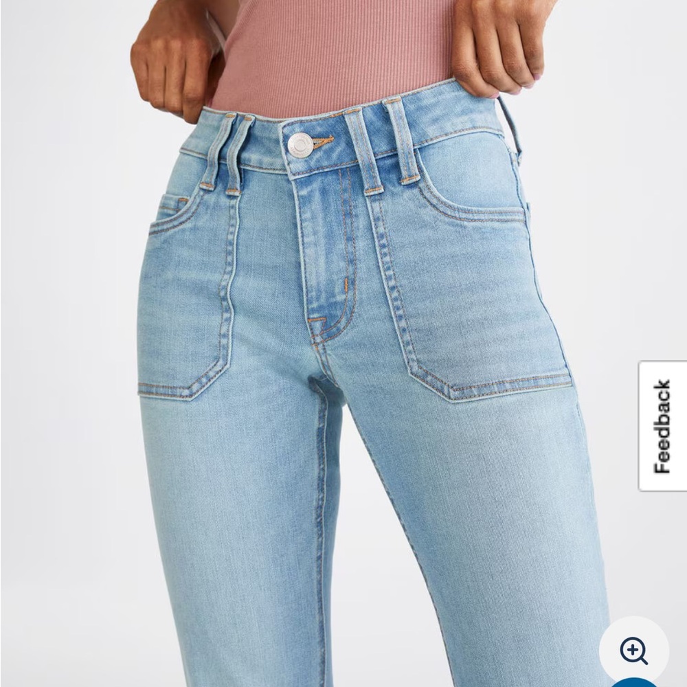 WOMENS AEROPOSTALE FLARE LOW-RISE JEAN SIZE 10 - Picture 2 of 10